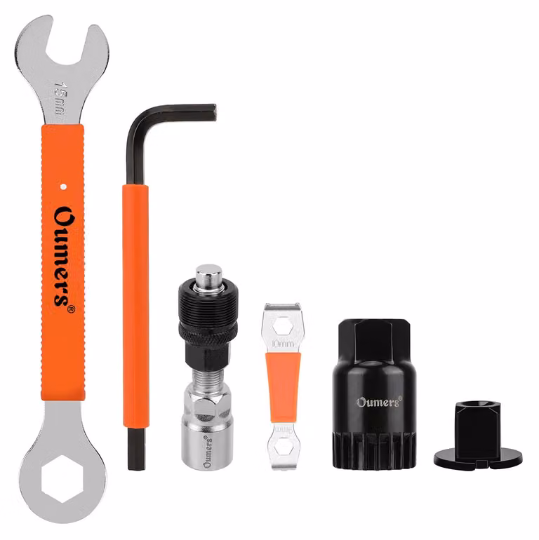 Kit di rimozione dei pedali della bicicletta con utensili estensibili