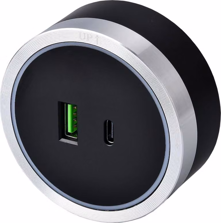 Modulo per Viking A60SB 1x USB-A, 1x USB-C 5V PD nero/argento