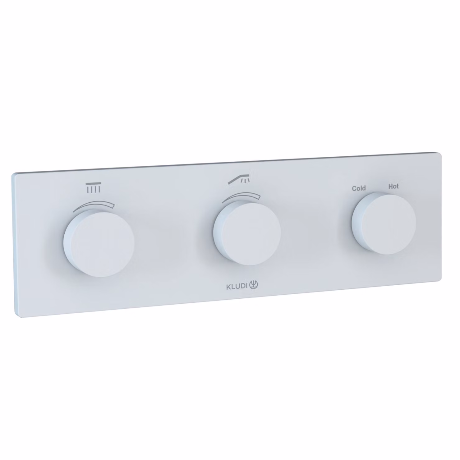 KLUDI TRONIC / PUSHTRONIC thermostat électronique encastré, Set d'encastrement brut avec set de finition, HotStop, 3830053-00, 3830053-00
