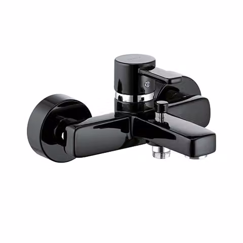 Miscelatore monocomando per vasca e doccia Kludi ZENTA DN 15 cromo/nero