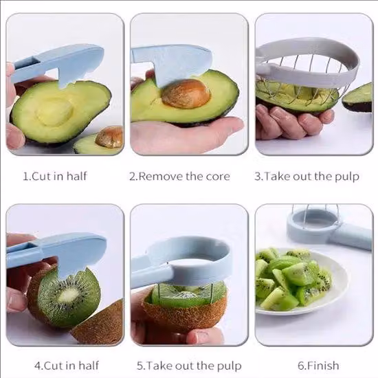 Utensile multifunzione per avocado con funzione 3 in 1 per avocado freschi in cucina