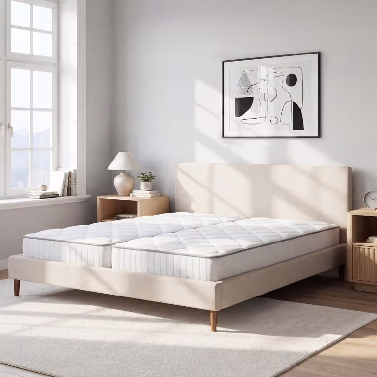 Materasso a molle insacchettate KISLOT, 7 zone, rigidità H3, 540 molle, dimensioni 90x190 cm, altezza 20 cm