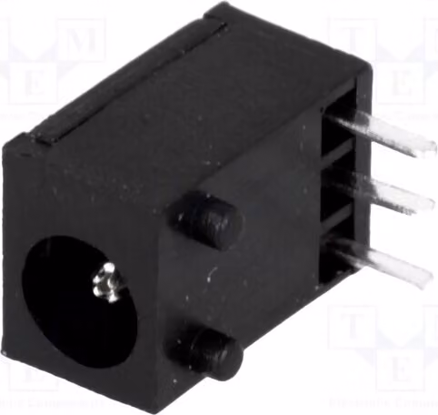 1 connettore maschio MINI a montaggio su circuito stampato, per alimentazione DC, 3,5/1,3 mm, 1A, DC-8N (FC681455)