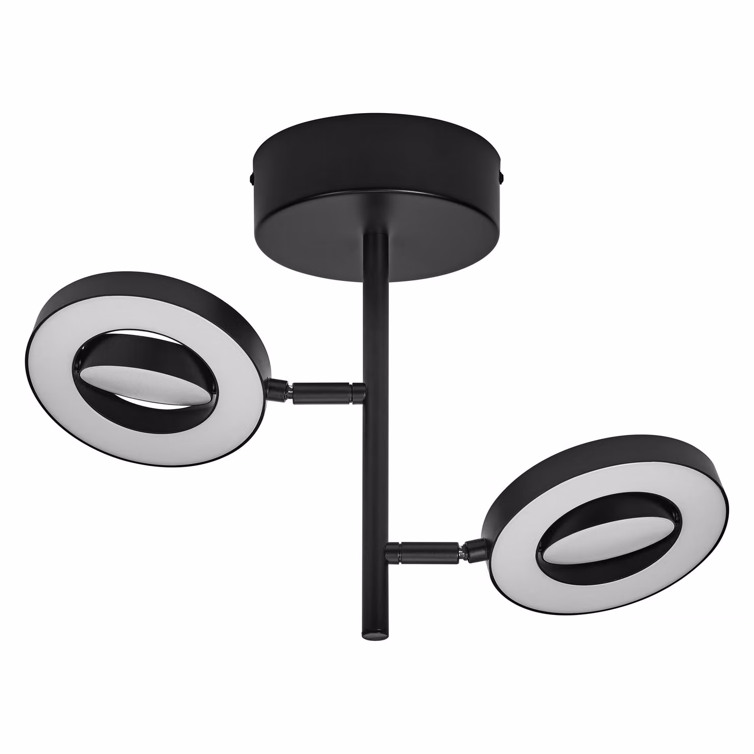 LEDVANCE DECOR SPOT SATURN, 21W, 465lm, nero, faretto, teste orientabili, versatile, faretto per interni, regolazione della temperatura di colore a 3 livelli, custodia di alta qualità