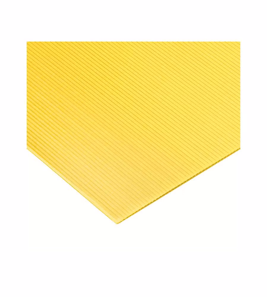 Lastra polionda polipropilene gialla 100 x 200 cm spessore 2,5 mm
