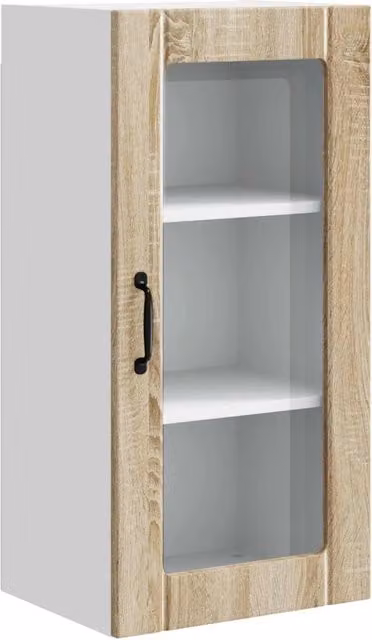 Armadio da cucina moderno a parete pratico portaoggetti 40 x 31 x 80 cm in legno ingegnerizzato rovere sonoma 02_0054333