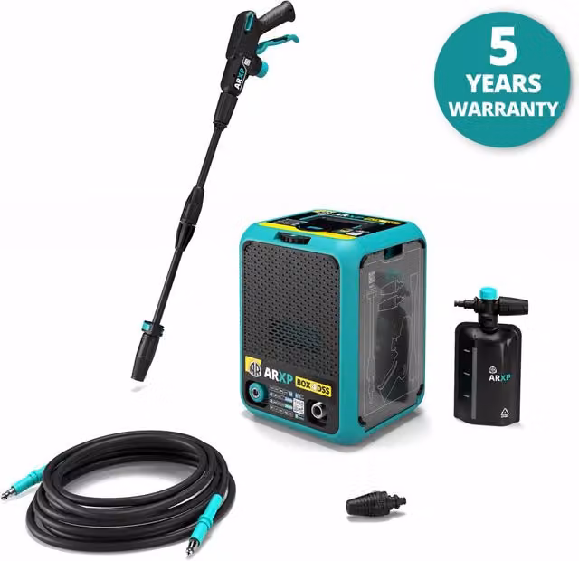 Idropulitrice ARXP BOX4 180DSS Compatta per Auto ed Esterni, 2500 W, 180 bar, 500 l/h