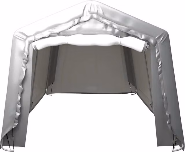 Tenda Capannone 300x750 cm Grigio Acciaio 3079589
