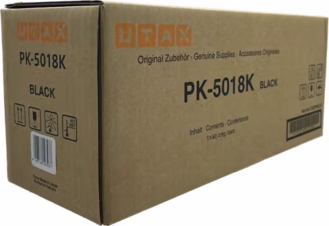 ORIGINAL Utax toner nero PK-5018K 1T02TW0UT0 ~13000 Seiten