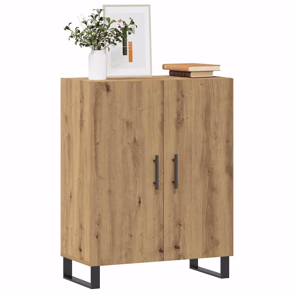 Credenza in legno stile classico vidaXL colore marrone L: 69,5 cm, P: 34 cm, H: 90 cm