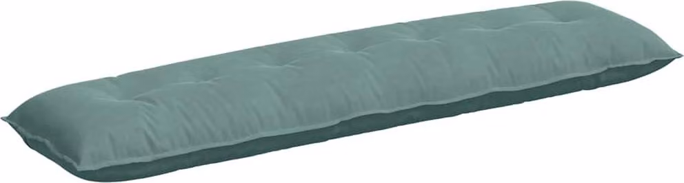Cuscino per Schiena Verde Mare 200 x 50 cm Tessuto in Cords