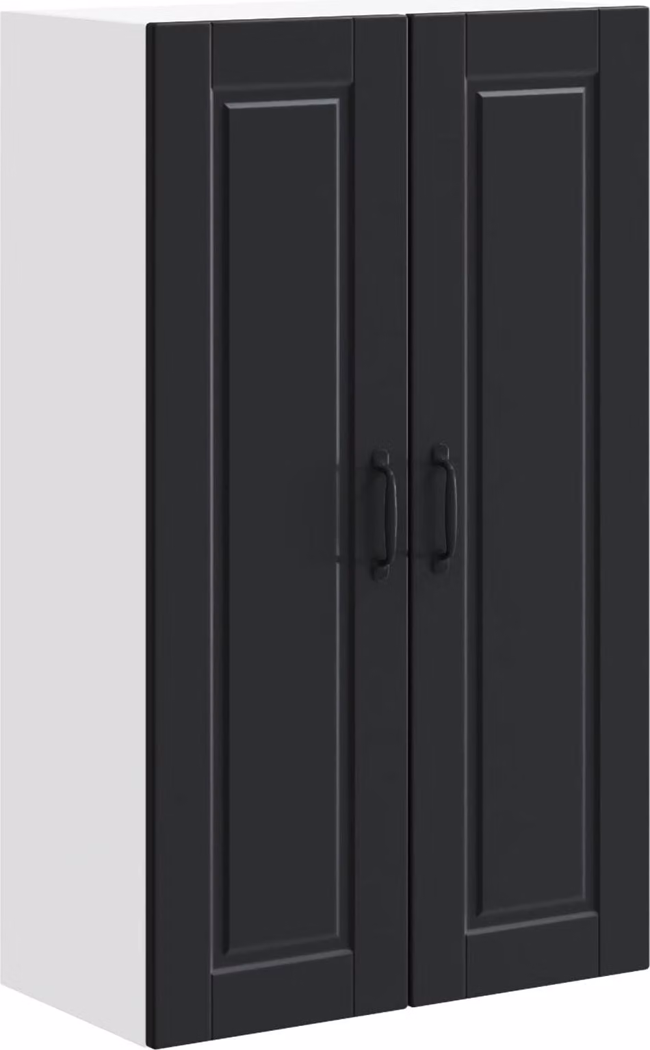 Armadietto a muro PORTO Nero 60 x 31 x 100 cm Legno multistrato