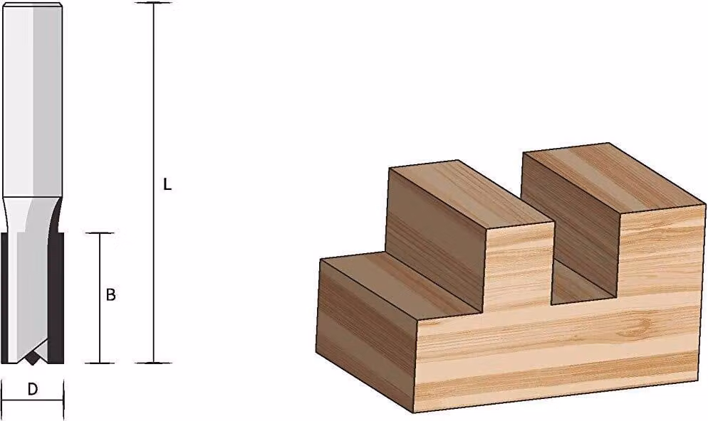 Fresa per scanalature FAMAG con fresa frontale in metallo duro 20x32x63mm, gambo 8mm - 3167.020