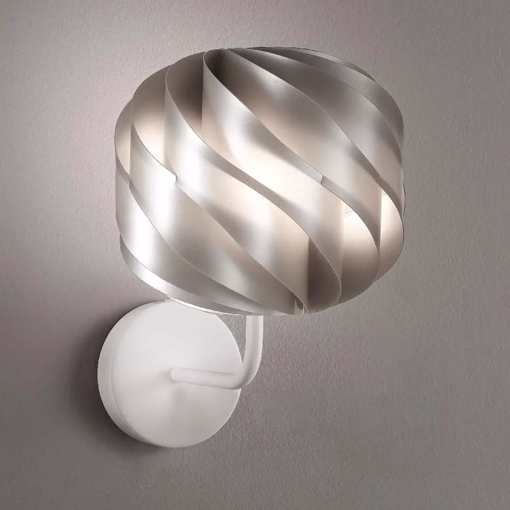 Applique da parete IPERBRIKO in metallo color argento, L: 25 cm, P: 28 cm, H: 34 cm – 2