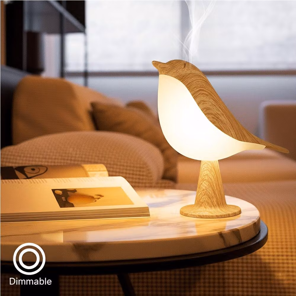 Luce notturna con controllo tattile, 1x lampada a batteria LED dimmerabile senza fili Lampada da tavolo USB Lampada da comodino per bambini Adulti Regali Decorazione, 1800mAh