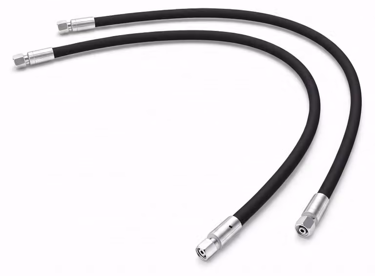 Tubi idraulici da 32 pollici con raccordo da 1/4", pressione massima di esercizio: 60 MPa (8702 PSI)