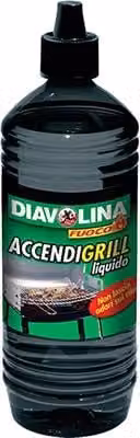 Accendifuoco Liquido Diavolina Fuoco 1 L 12 Pezzi