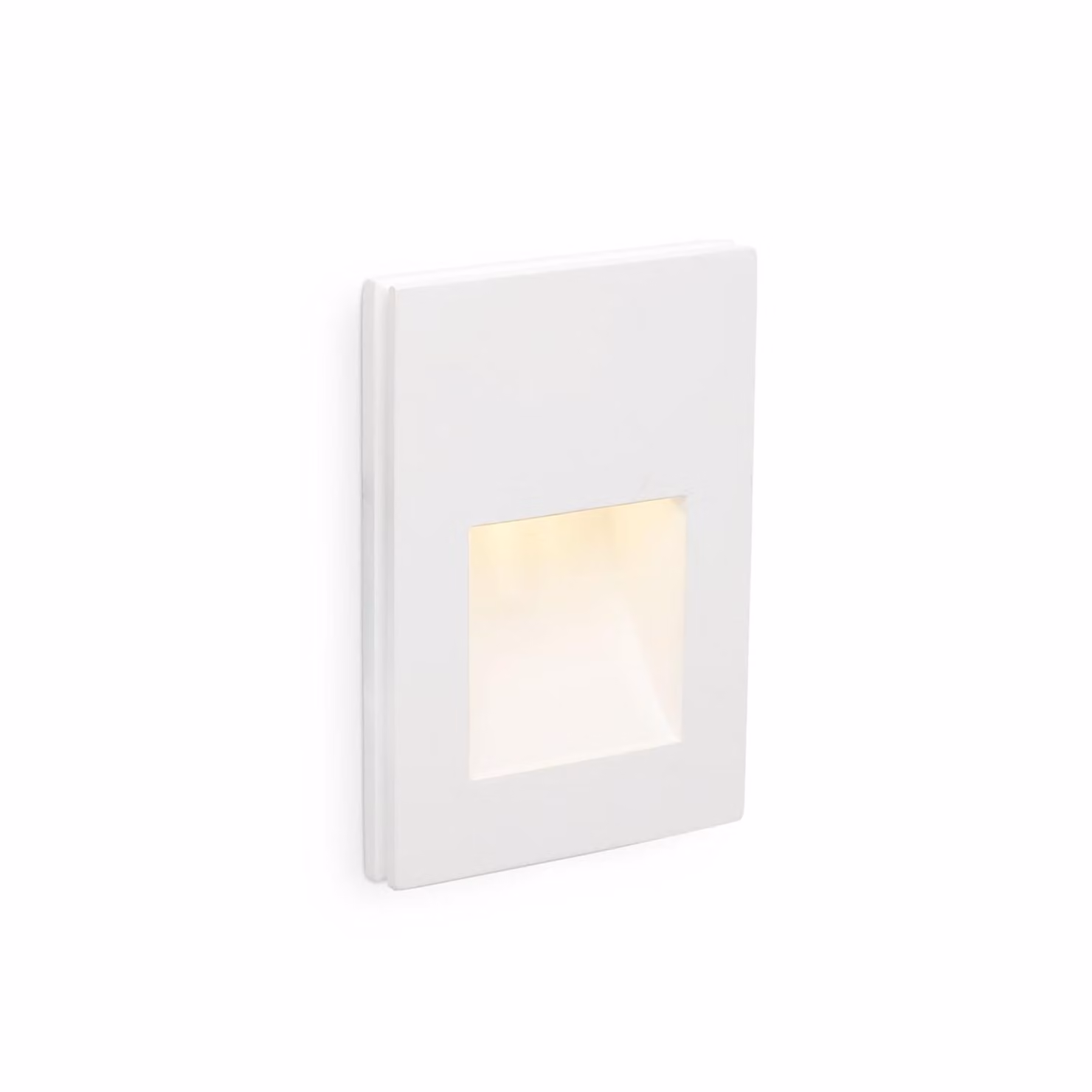 Lampada da parete a incasso a LED PLAS-3 1W 3000K Bianco