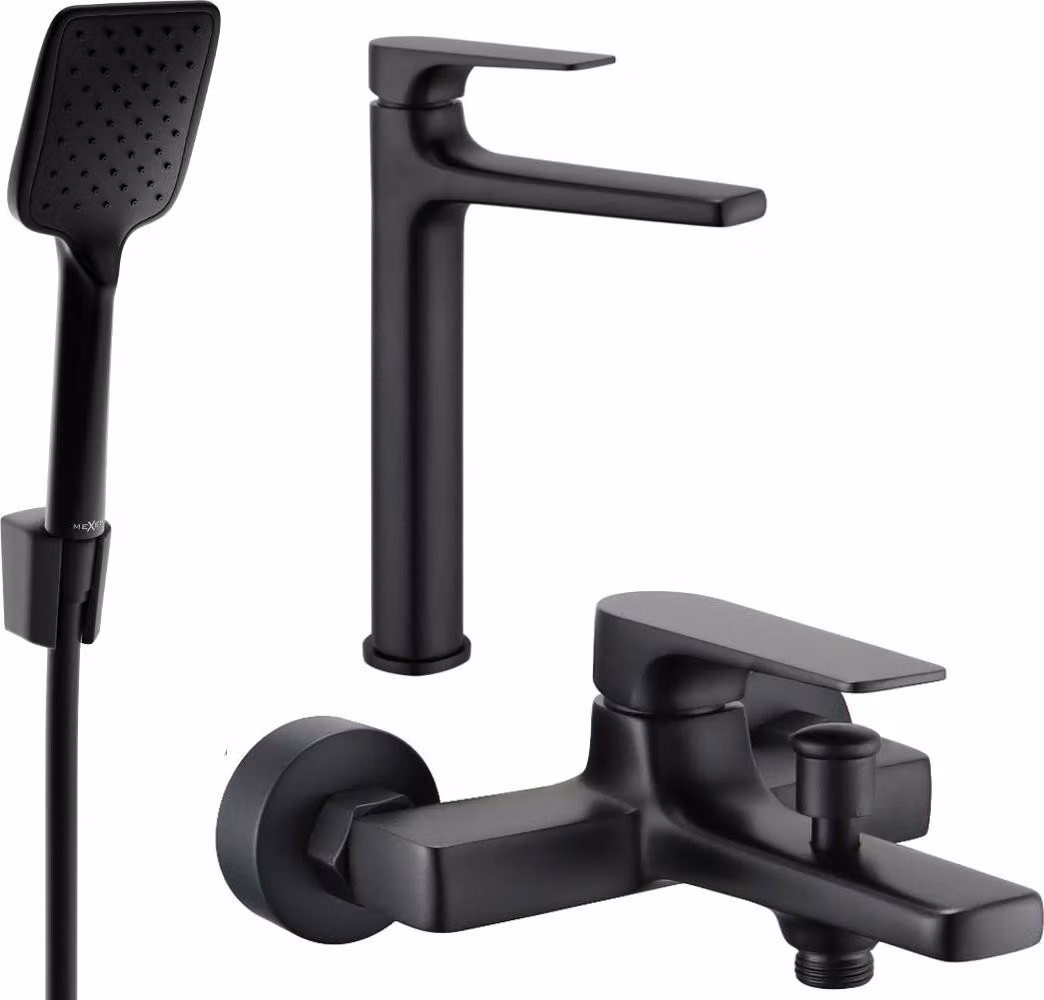 Mexen Lynx R62 set da bagno, nero - 745913R62-70