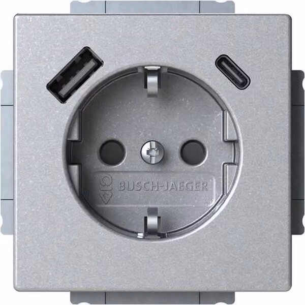Busch-Jaeger SCHUKO Steckdose SB-A+C 20 EUCB2USBAC-83 (2CKA002011A6304)