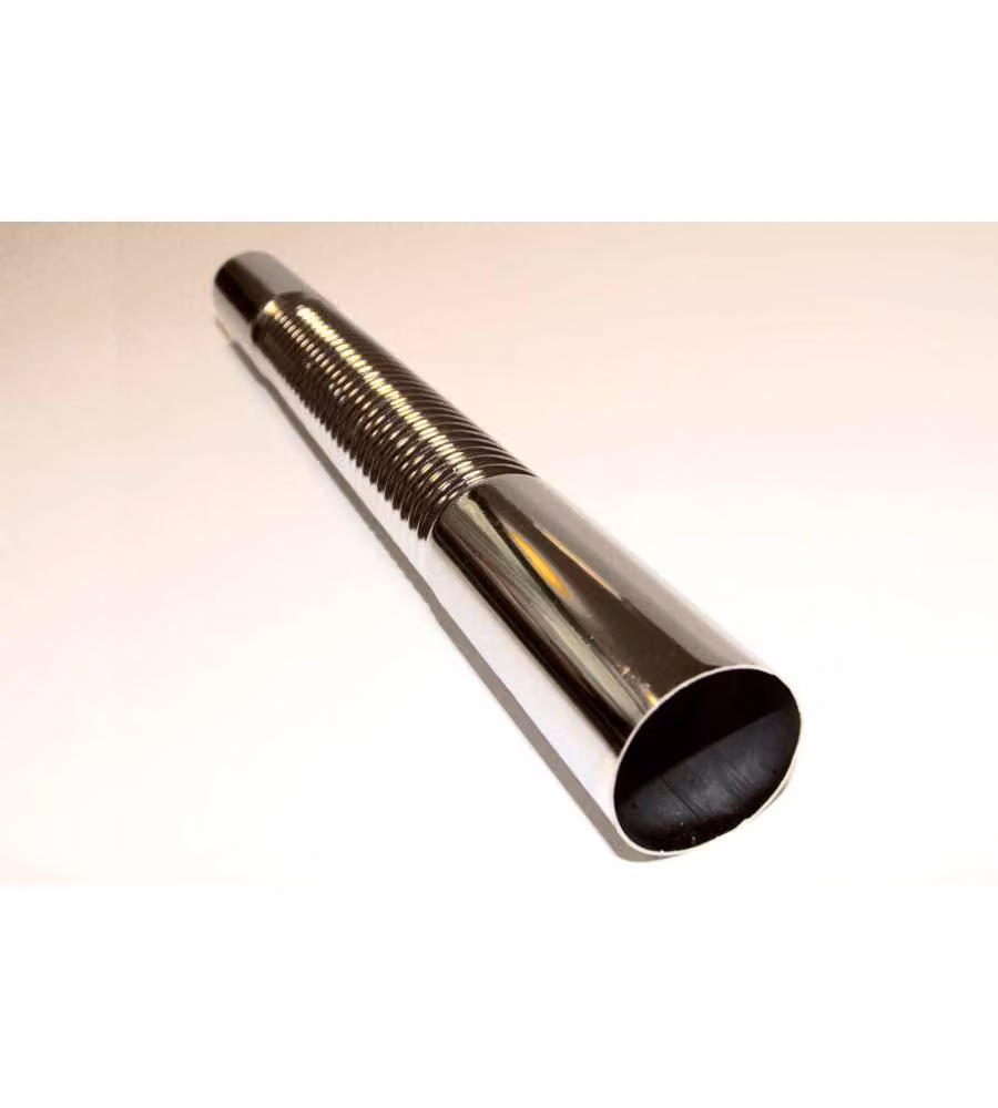 Canotto pieghevole in ottone cromato Diam. 32 mm. x L. 30 cm.