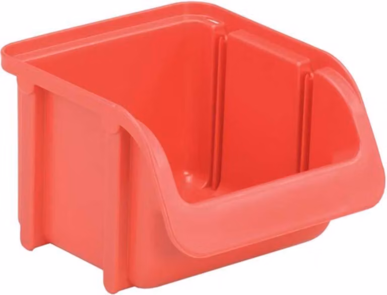 hünersdorff 671100 hünersdorff Sichtlagerkasten 0,46 l rot
