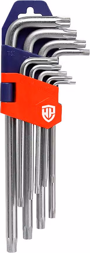 Set di 9 chiavi Torx Cr-V