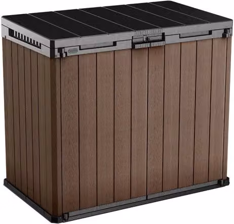 Baule da Esterno Keter Darwin Store-it-Out 140x80x120 cm in Evothech+ Marrone