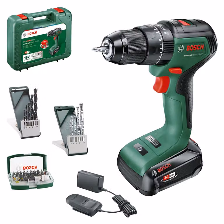Trapano avvitatore a batteria Bosch UniversalImpact 18V-60 (per foratura e avvitatura)