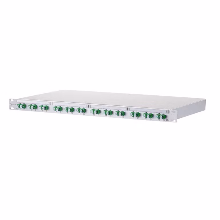 Metz Connect OpDAT PF pannello di giunzione 24xLC-D APC (verde), OS2, grigio 1502097624-E