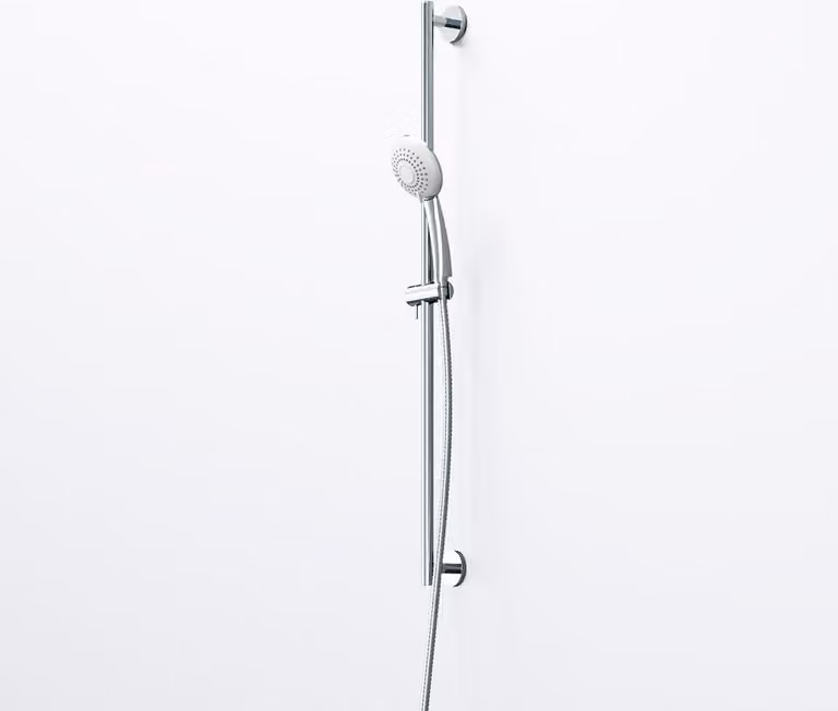 Ensemble de douche Steinberg Série 100, barre de douche de 900 mm, douchette à main réglable dans 3 positions, 1001621, 1001621