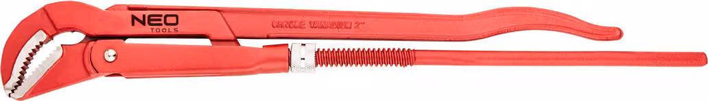 NEO TOOLS Chiave per tubi a 45°, 530 mm, 2,0", ganasce forgiate e rettificate