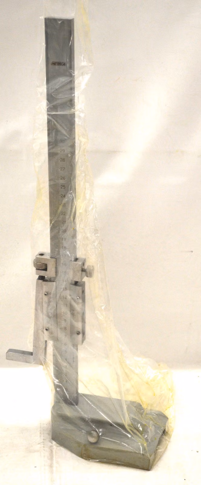 Metrica, misuratore di altezza cromato con scala 0-300 mm, 45050
