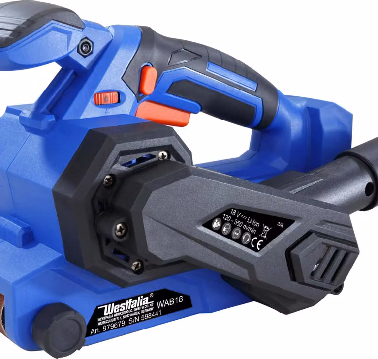 Levigatrice a nastro WABS18 da 18 Volt (senza batteria e caricabatterie)