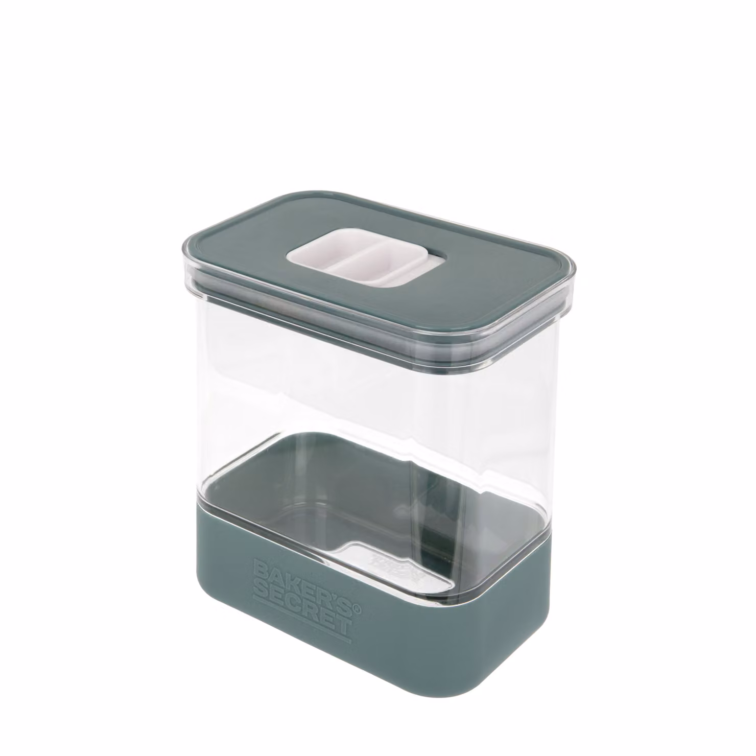 Contenitore alimenti ermetico Baker's Secret in plastica e silicone, bianco e verde, 1,6 l – 2
