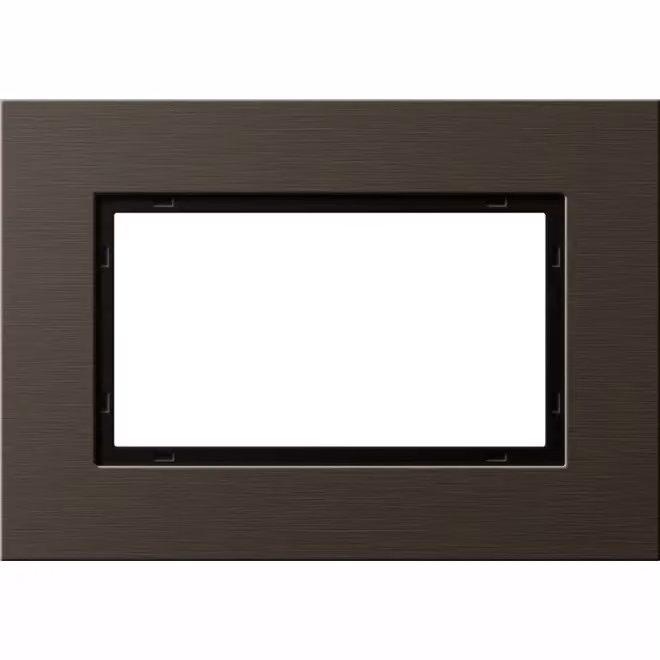 Gira 1001127 Cornice di copertura 1,5 posti Gira Esprit in alluminio marrone