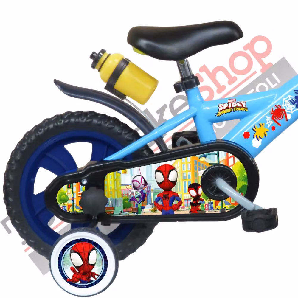 Bicicletta per bambini Denver Marvel Spidey 12 pollici blu e gialla – 2