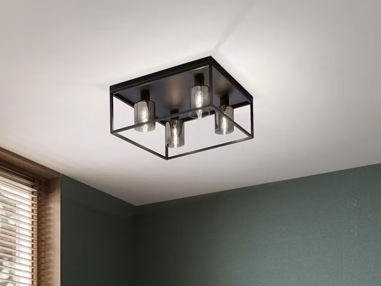 Lampada da soffitto Honsel Iska a quattro luci