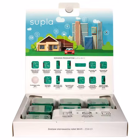 Set di comando per tapparelle WI-FI Supla Zamel ZSW-01