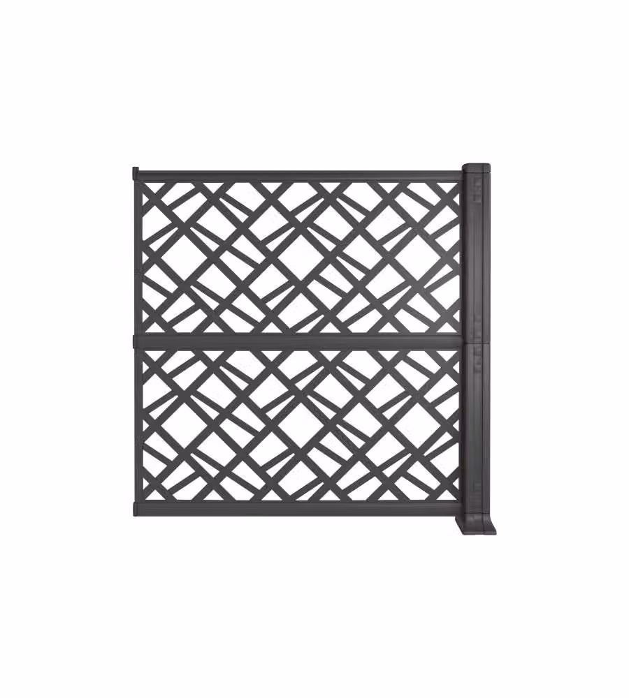 Kit Pannelli Decorativi Modulari da Esterno per Recinzione e Divisori da Giardino