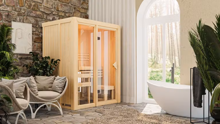 Sauna Avari 1: 3,6 kW, stufa + centralina Easy Saunaofen Easy 3,6 kW, stufa + centralina Easy