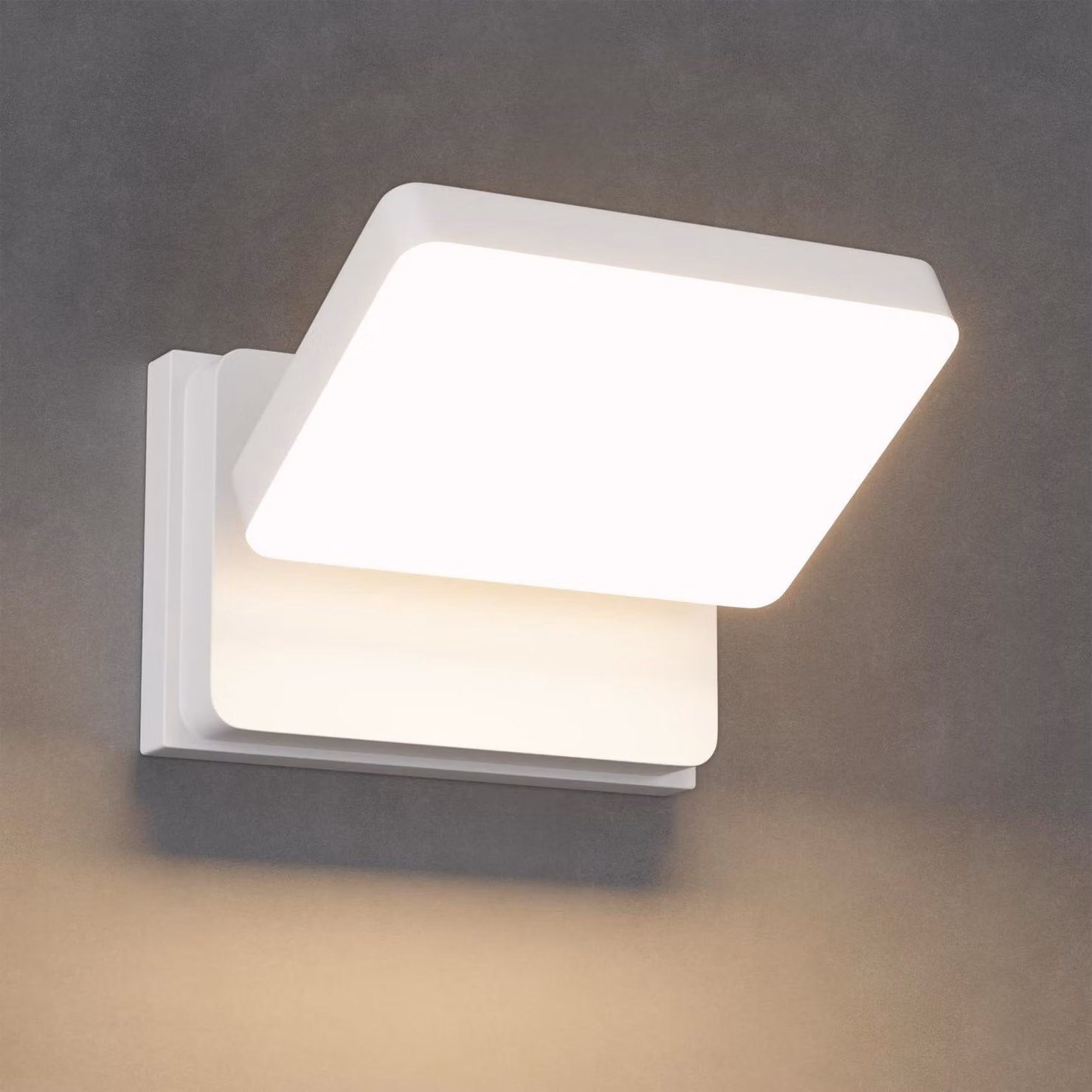 Lampada da parete esterna a LED, 30W, grado di protezione IP65, 3000K, 4500 lumen, colore bianco