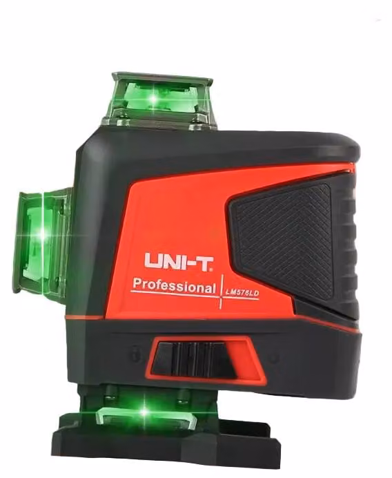 Livella laser – Livella laser a raggio continuo – 16 raggi – Autolivellante – Laser verde – 360° – USB-C