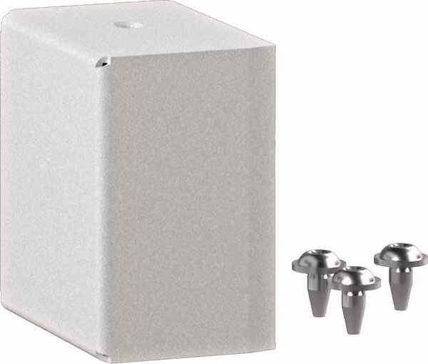 Piastra terminale Hager FWK-Plus 60x60 mm verniciata a polvere bianca FWKP6006069016 (FWKP6006069016)