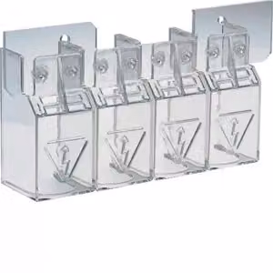 Copri terminali Hager separatori di carico. 63-100A 4P HZC214