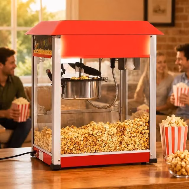 Popcorn Machine With Teflon Cooking Pot 1400 W