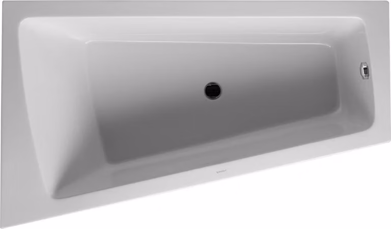Duravit Paiova baignoire encastrée, angle à gauche, habillage acrylique moulé, 1700x1000mm, blanc, 700264000000000, 700264000000000