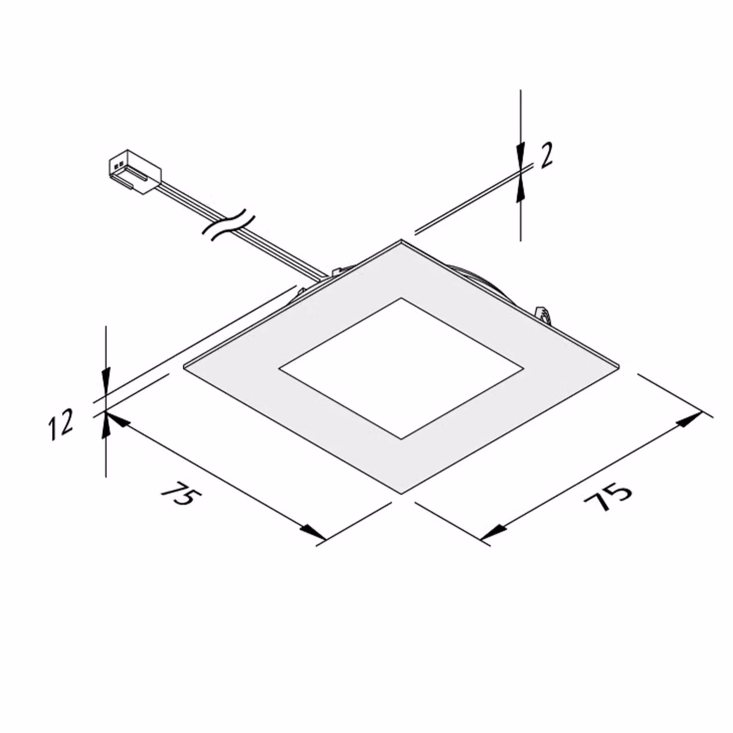 Hera Lampada LED mobili FAQ 68 set 5x acciaio 4W 940 68, dimmerabile, Alluminio / Grigio / Zincato, Soggiorno / Sala da pranzo, Plastica, Moderno