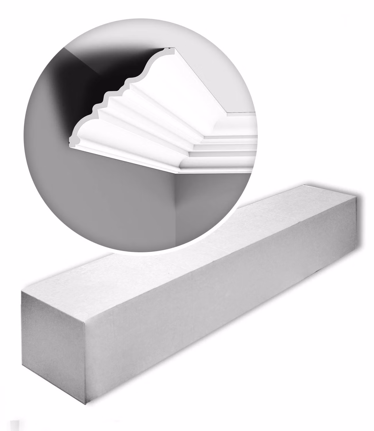 Cornici Orac Decor LUXXUS C327-box 1 cartone con 8 strisce decorative da 16 m