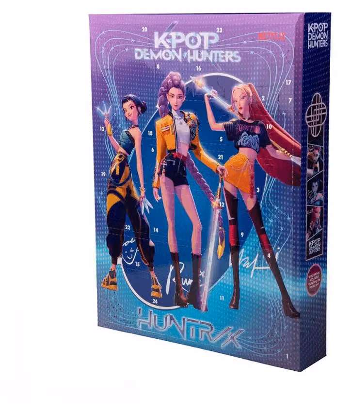 Calendario dell'Avvento 2026 a tema "Cacciatori di Demoni K-Pop" (budget)